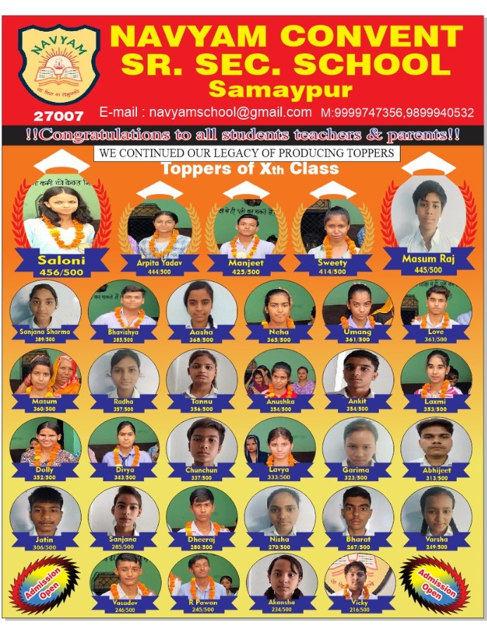 CBSE Result Pamphlet 2022-23 — Navyam Convent School